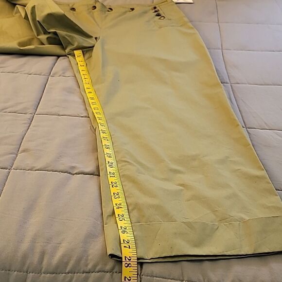 Tory Burch nwt SAILOR PANT in light olive green. - Picture 10 of 16